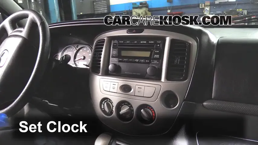 2006 Mazda Tribute S 3.0L V6 Clock